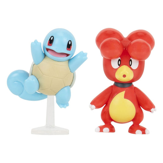 Pokémon Battle Figure Set Figure 2-Pack Magby & Squirtle #5 0191726709220