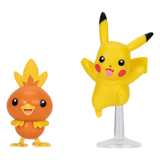 Pokémon First Partner Battle Figure Set Figure 2-Pack Torchic & Pikachu #10 0191726709329