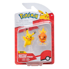 Pokémon First Partner Battle Figure Set Figure 2-Pack Torchic & Pikachu #10 0191726709329