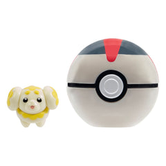 Pokémon Clip'n'Go Poké Balls Fidough & Timer Ball 0191726709671