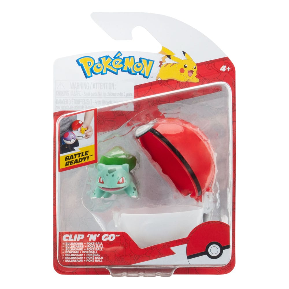 Pokémon Clip'n'Go Poké Balls Bulbasaur #1 & Poké Ball 0191726709763