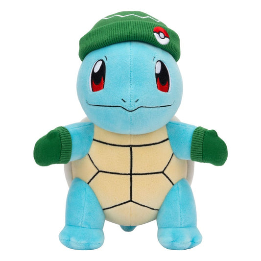 Pokémon Plush Figure Squirtle with Green Hat and Mittens 20 cm 0191726710172