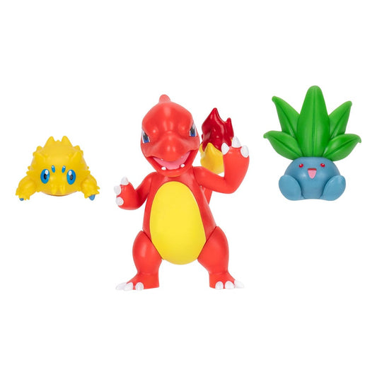 Pokémon First Partner Battle Figure Set Figure 3-Pack Joltik, Oddish, Charmeleon 0191726724285