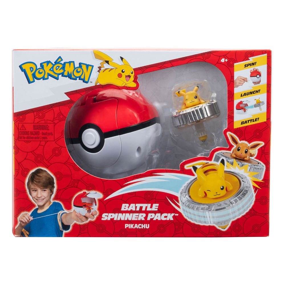 Pokémon Battle Spinner Pack Pikachu #1 & Poké Ball 0191726768678