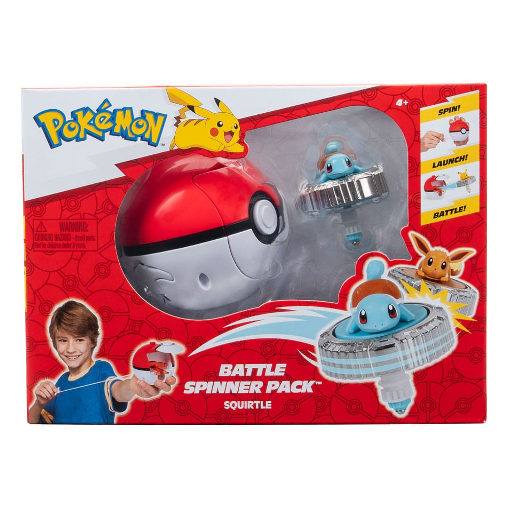 Pokémon Battle Spinner Pack Squirtle & Poké Ball 0191726768692