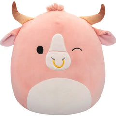 Squishmallows Plush Figure Peach Brahma Bull Howland 40 cm 0196566412255