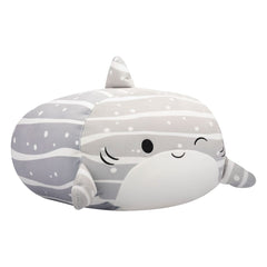 Squishmallows Plush Figure Grey Striped Whale Shark Sachie 30 cm 0196566451803