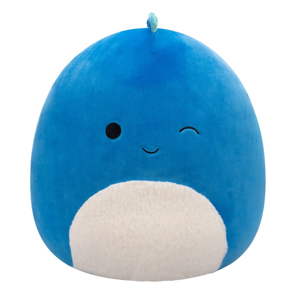 Squishmallows Plush Figure Winking Dark Blue Dino with Fuzzy Belly Brody 40 cm 0196566453357