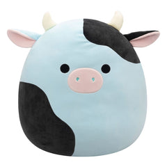 Squishmallows Plush Figure Blue and Black Cow Cillian 50 cm 0196566453593