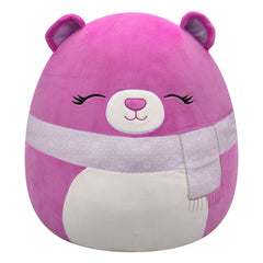 Squishmallows Plush Figure Purple Bear with Closed Eyes and Scarf Crisanta 50 cm 0196566453623