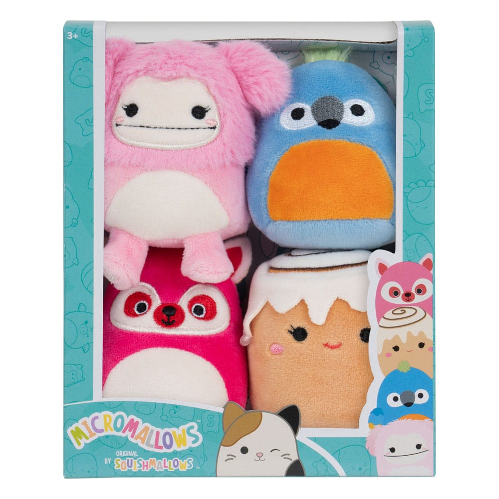 Squishville Mini Squishmallows Plush Figure 4-Pack C 5 cm 0191726747963