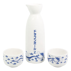 Dragon Ball Z Ceramic Sake Set Blue Shenron 0841092133951