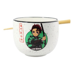 Demon Slayer Ramen Bowl with Chopsticks Tanjiro 414 ml 0841092158275