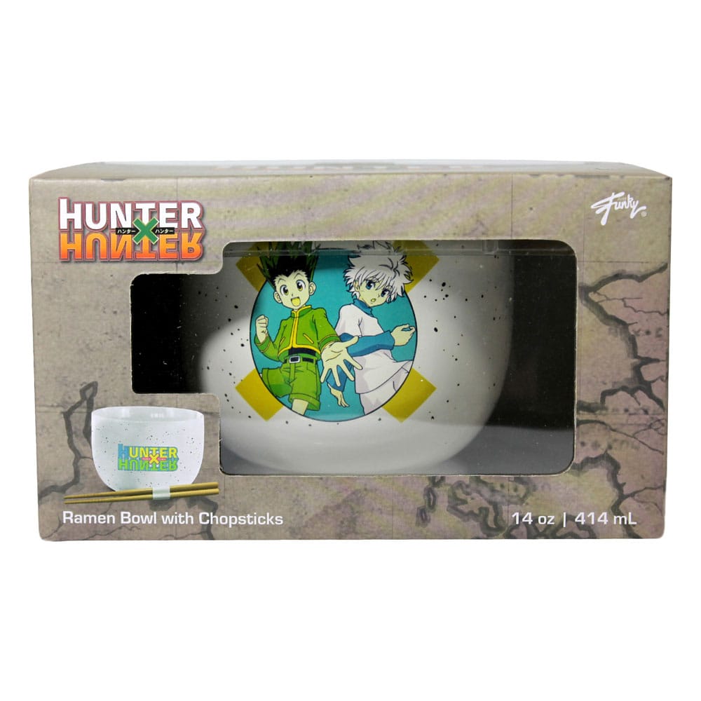 Hunter x Hunter Ramen Bowl with Chopsticks 414 ml 0841092158367