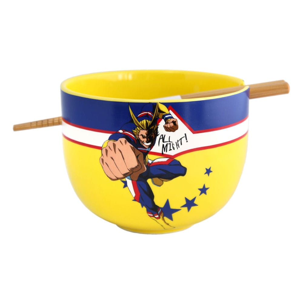 My Hero Academia Ramen Bowl with Chopsticks All Might 414 ml 0841092140317