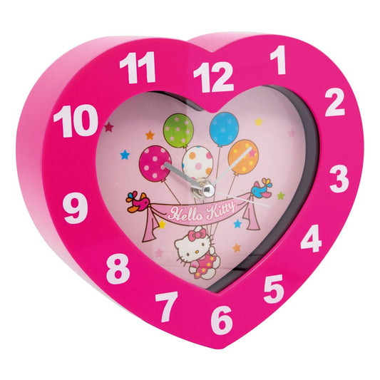 Sanrio Wall Clock Hello Kitty Heart Shaped 5013348252043