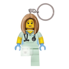 LEGO Classic Light-Up Keychain Nurse 8 cm 4895028528355