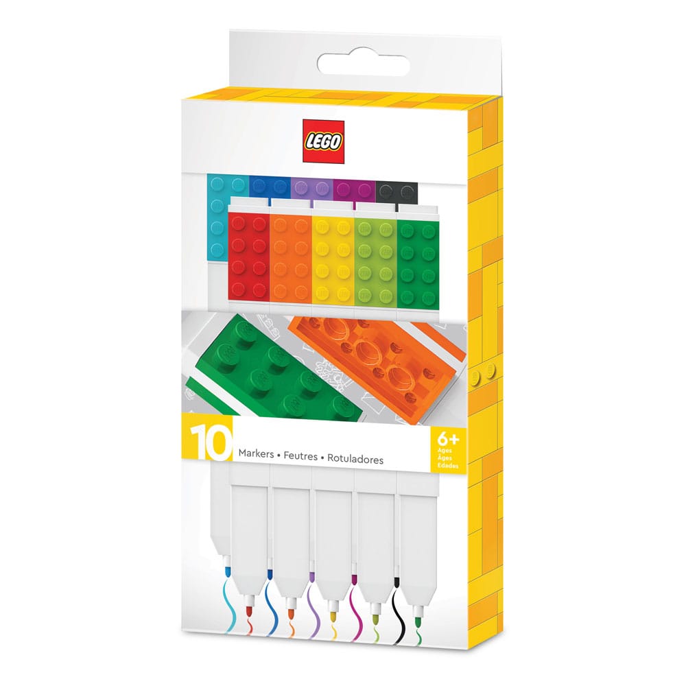 LEGO Felt Tip Pens Set 10-Pieces 4895028531010