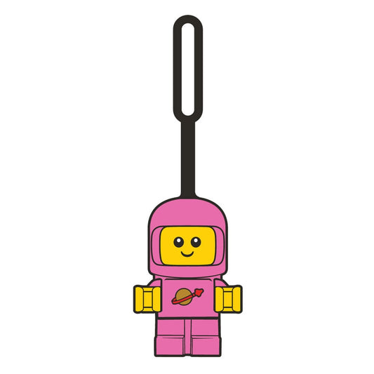 LEGO Minifigures Luggage tag Spacebaby Pink 10 cm 4895028536497