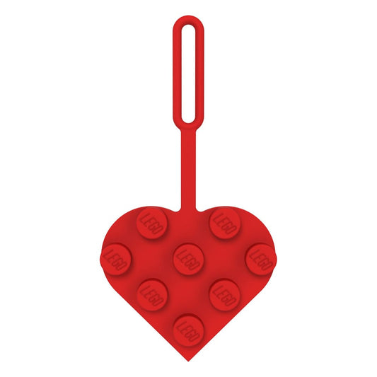 LEGO Minifigures Luggage tag Heart Red 10 cm 4895028536589