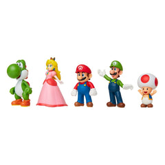 World of Nintendo Super Mario & Friends Figures 5-piece box set Exclusive 0192995400900