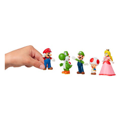 World of Nintendo Super Mario & Friends Figures 5-piece box set Exclusive 0192995400900