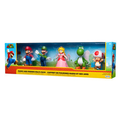 World of Nintendo Super Mario & Friends Figures 5-piece box set Exclusive 0192995400900