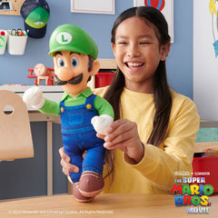 The Super Mario Bros. Movie Plush Figure Luigi 30 cm 0192995416284