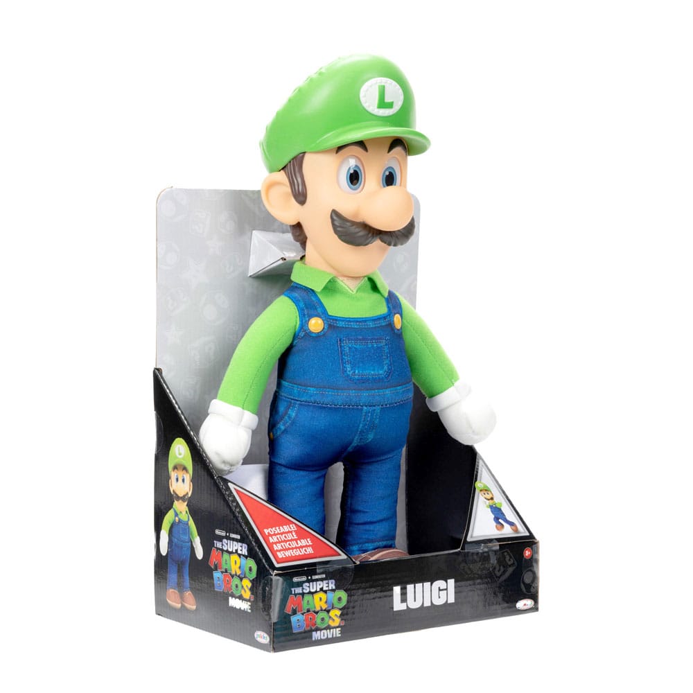 The Super Mario Bros. Movie Plush Figure Luigi 30 cm 0192995416284