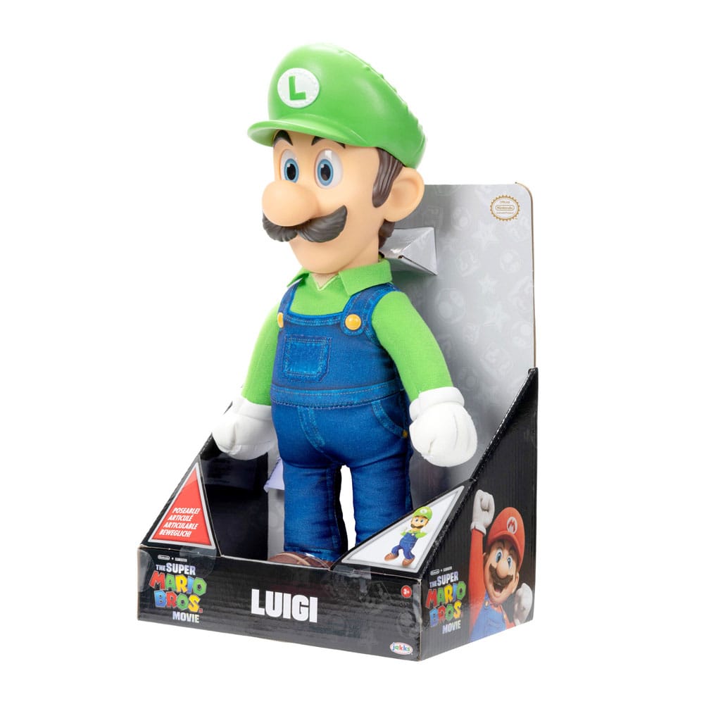 The Super Mario Bros. Movie Plush Figure Luigi 30 cm 0192995416284