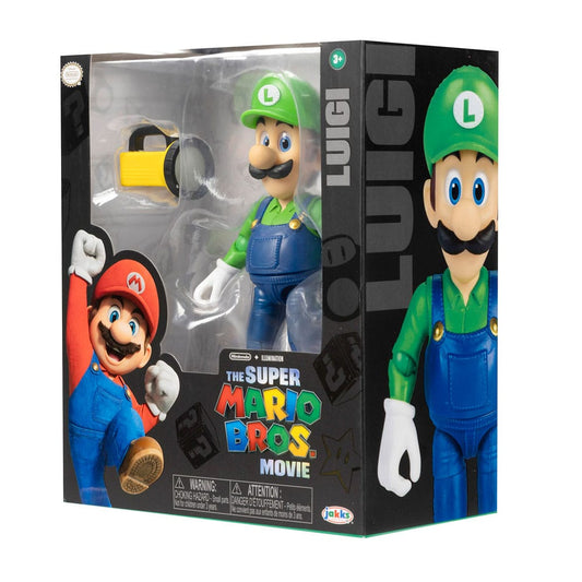 The Super Mario Bros. Movie Action Figure Luigi 13 cm 0192995417175