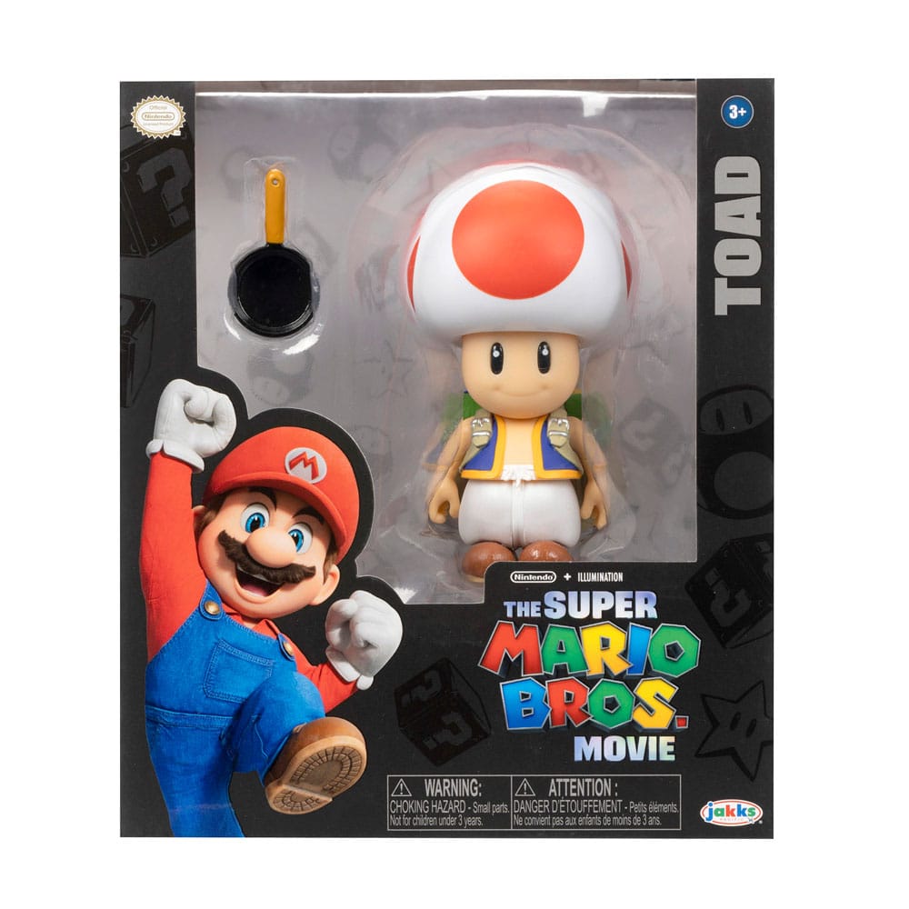 The Super Mario Bros. Movie Action Figure Toad 13 cm 0192995417199