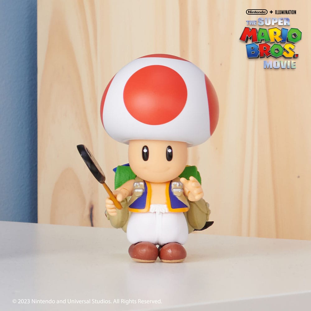 The Super Mario Bros. Movie Action Figure Toad 13 cm 0192995417199