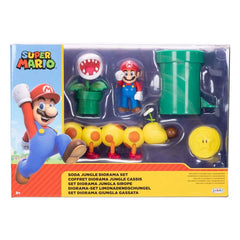 World of Nintendo Super Mario Diorama Playset Soda Jungle 6 cm 0192995421608