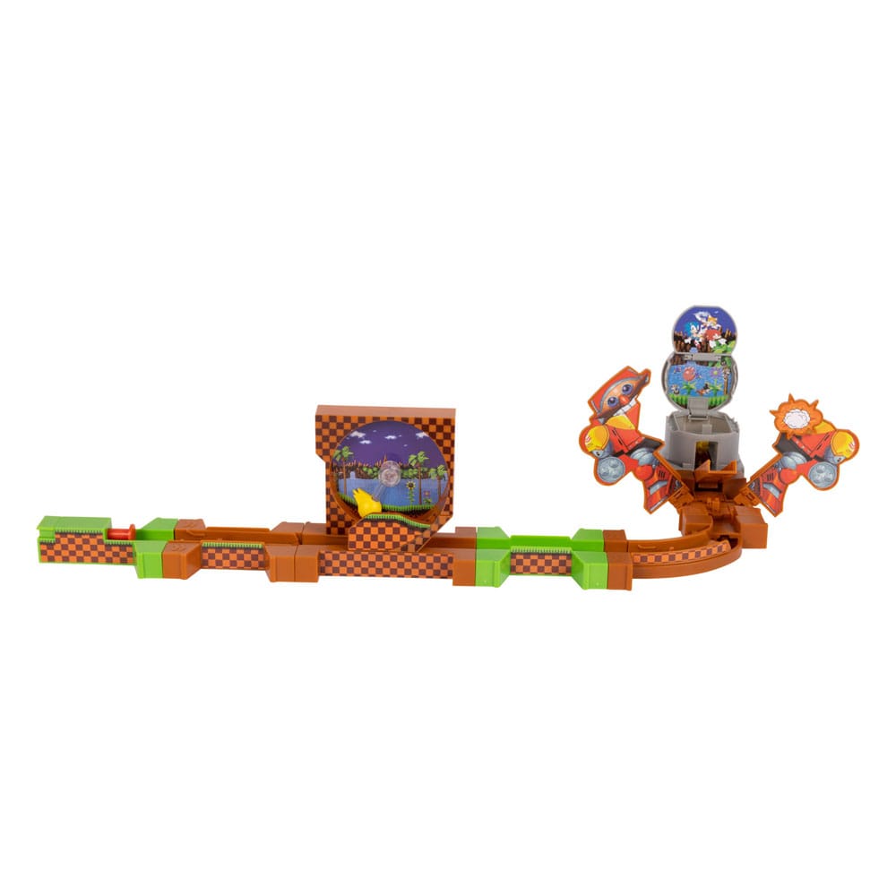 Sonic - The Hedgehog Go Go Racers Mini Figure Playset Launching ramps Deluxe 0192995423343