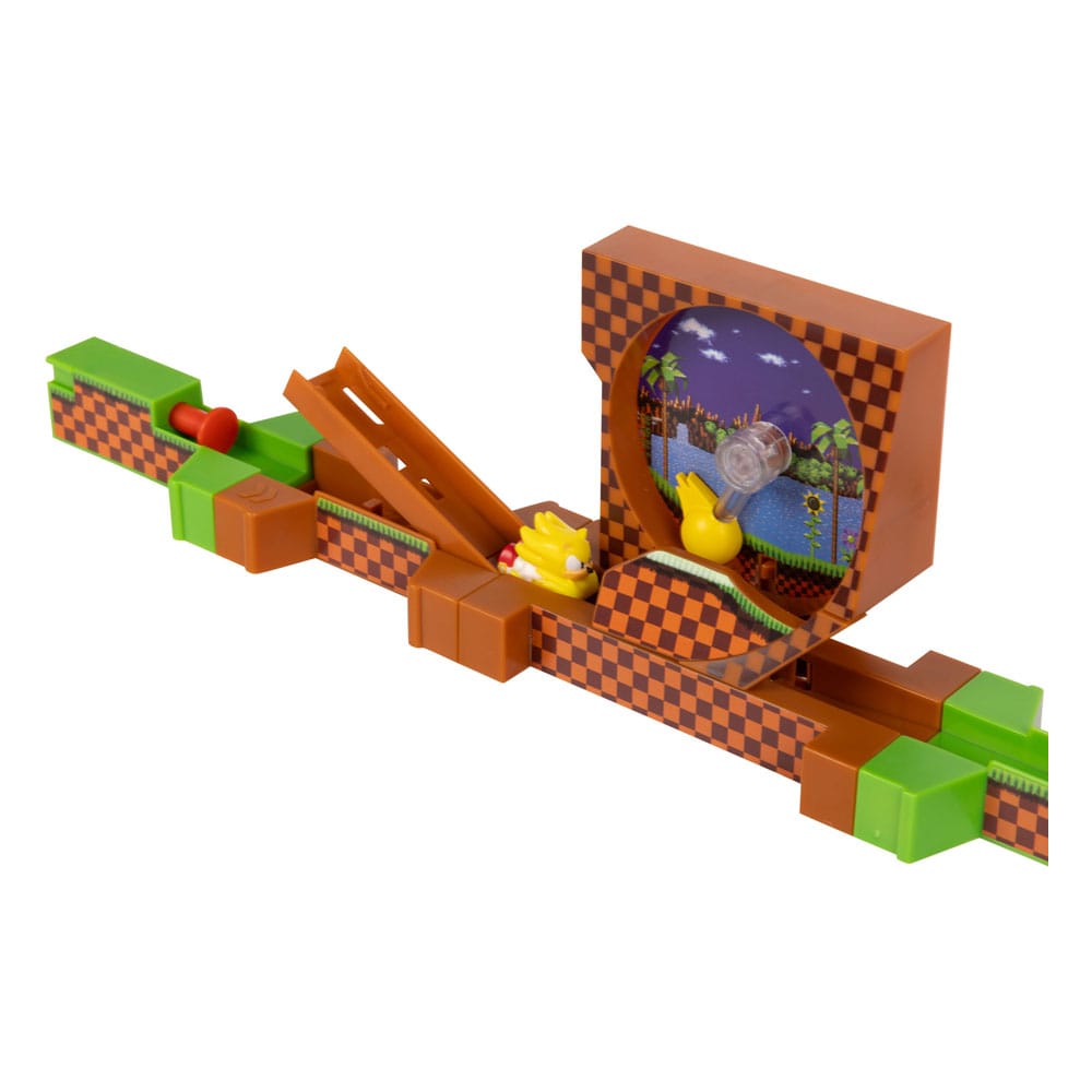 Sonic - The Hedgehog Go Go Racers Mini Figure Playset Launching ramps Deluxe 0192995423343