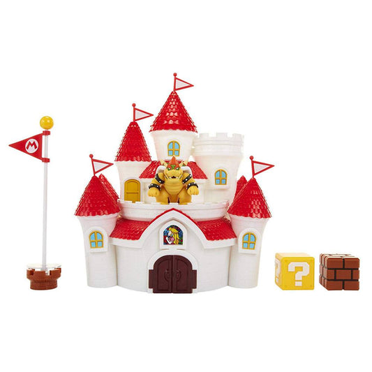 World of Nintendo Playset Super Mario Mushroom Kingdom Castle 0039897585413