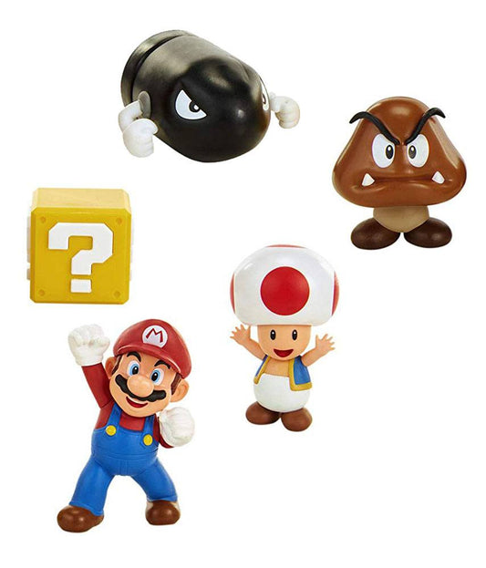 World of Nintendo Mini Figure 5-Pack New Super Mario Bros. U Acorn Plains 6 cm 0039897645100