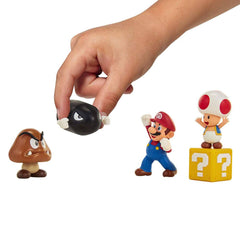 World of Nintendo Mini Figure 5-Pack New Super Mario Bros. U Acorn Plains 6 cm 0039897645100