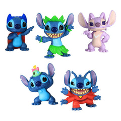 Lilo & Stitch Mini Figure 5-Pack Stitch Collectible Figure Set 7 cm 0886144462115