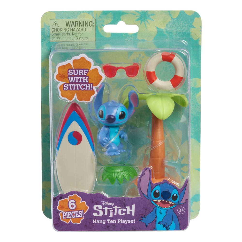 Lilo & Stitch Mini Figure Playset Hang Ten Stitch 7 cm 0886144462726