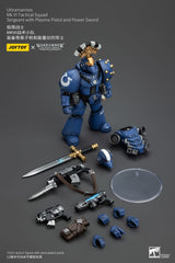 Warhammer The Horus Heresy Action Figure 1/18 Ultramarines MK VI Tactical Squad Sergeant with Plasma Pistol and Power Sword 12 cm 6927054400096