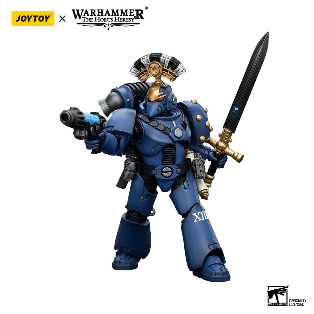 Warhammer The Horus Heresy Action Figure 1/18 Ultramarines MK VI Tactical Squad Sergeant with Plasma Pistol and Power Sword 12 cm 6927054400096