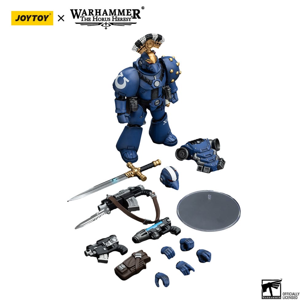 Warhammer The Horus Heresy Action Figure 1/18 Ultramarines MK VI Tactical Squad Sergeant with Plasma Pistol and Power Sword 12 cm 6927054400096