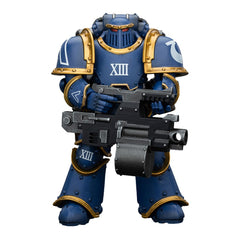 Warhammer The Horus Heresy Action Figure 1/18 Ultramarines Legion MKIII Tactical Support Squad Legionary with Heavy Bolter 12 cm 6927054400119