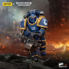 Warhammer The Horus Heresy Action Figure 1/18 Ultramarines Legion MKIII Tactical Support Squad Legionary with Heavy Bolter 12 cm 6927054400119