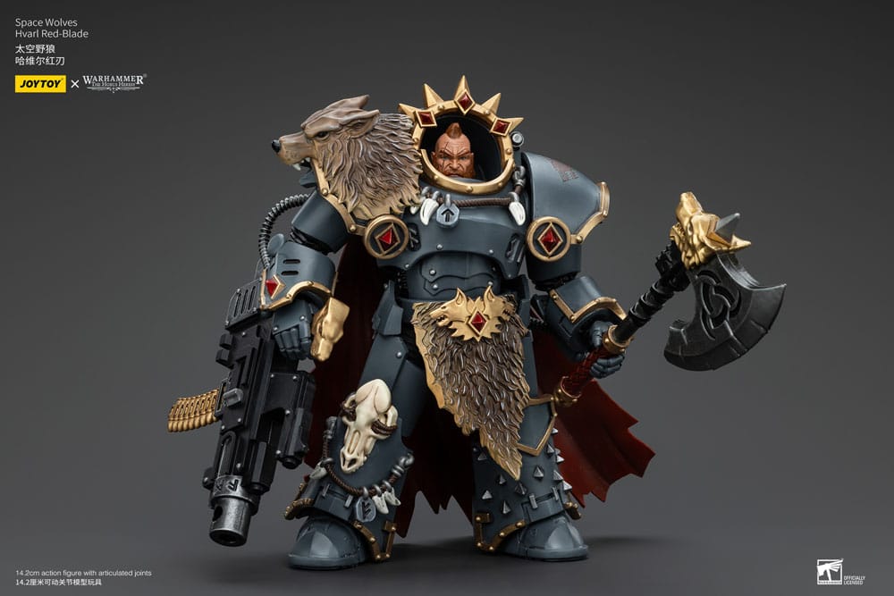 Warhammer The Horus Heresy Action Figure 1/18 Space Wolves Hvarl Red-Blade 14 cm 6927054400140