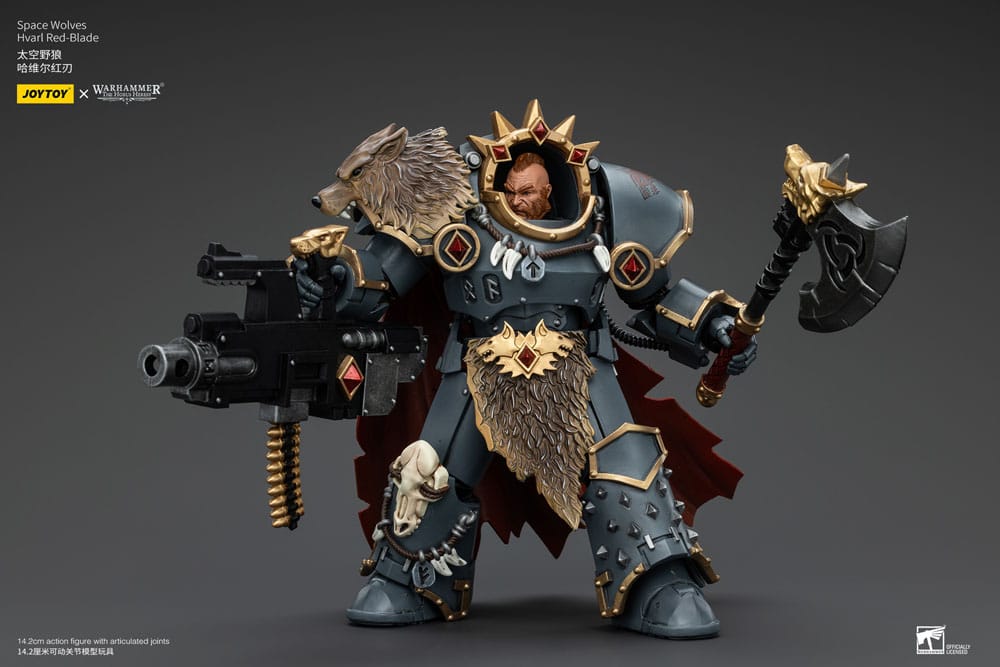 Warhammer The Horus Heresy Action Figure 1/18 Space Wolves Hvarl Red-Blade 14 cm 6927054400140