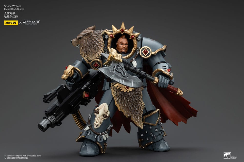 Warhammer The Horus Heresy Action Figure 1/18 Space Wolves Hvarl Red-Blade 14 cm 6927054400140