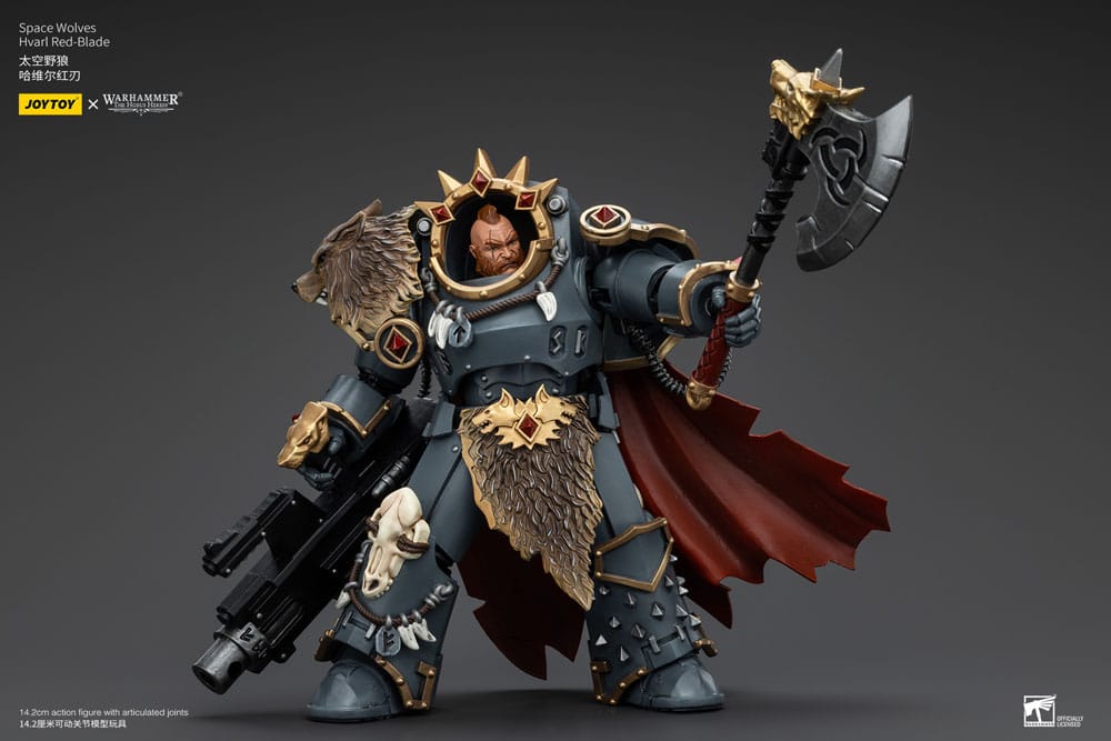 Warhammer The Horus Heresy Action Figure 1/18 Space Wolves Hvarl Red-Blade 14 cm 6927054400140